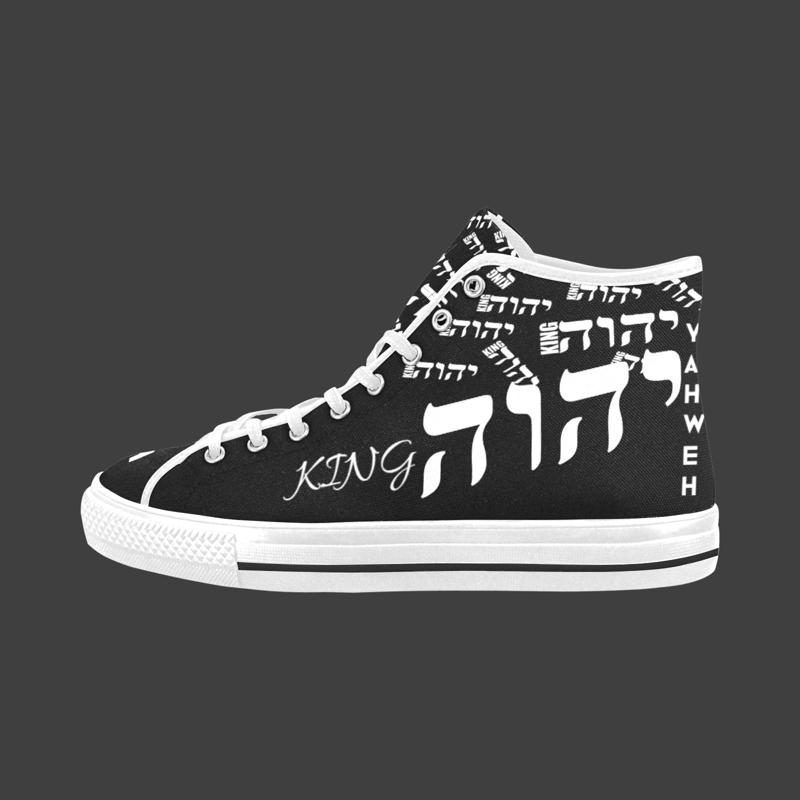 KING YAHWEH (A-LIST CLASS) High Top Canvas Men's Shoes