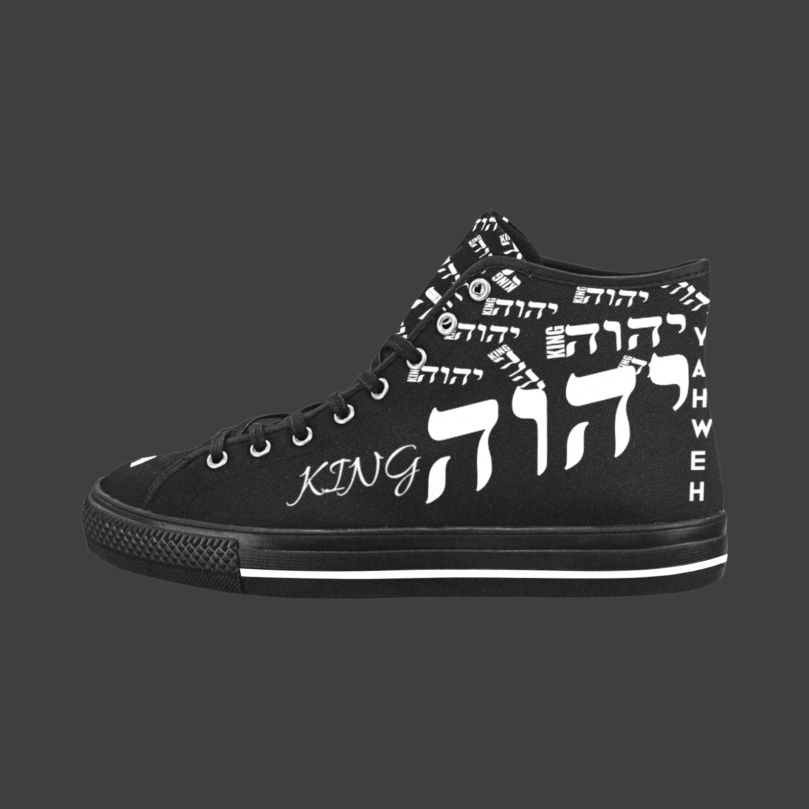 KING YAHWEH (A-LIST CLASS) High Top Canvas Men's Shoes