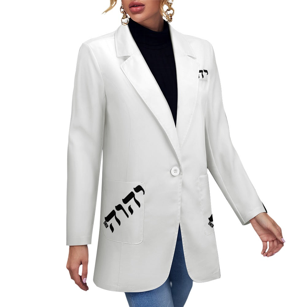 King YAHWEH's (Executive Queen) Women's Casual Suit Blazer