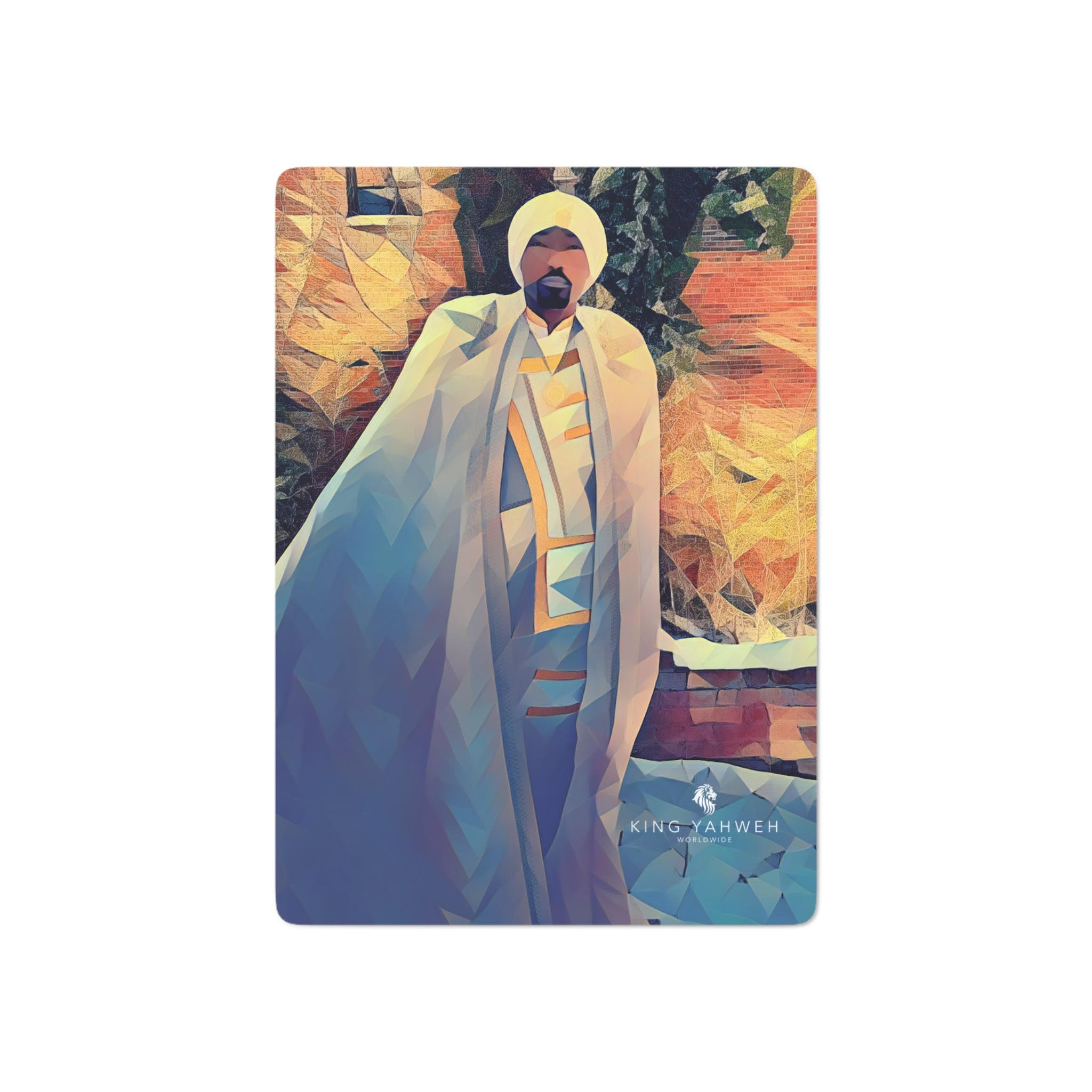 King Yahweh Snow Cape Playing Cards