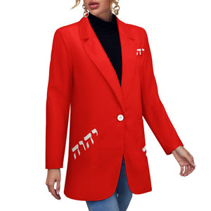 King YAHWEH's (Executive Queen) Women's Casual Suit Blazer