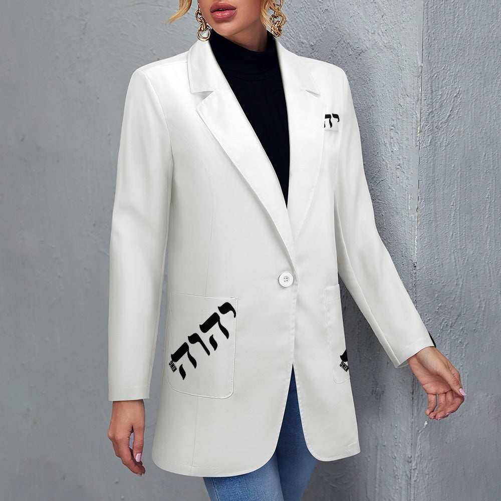 King YAHWEH's (Executive Queen) Women's Casual Suit Blazer