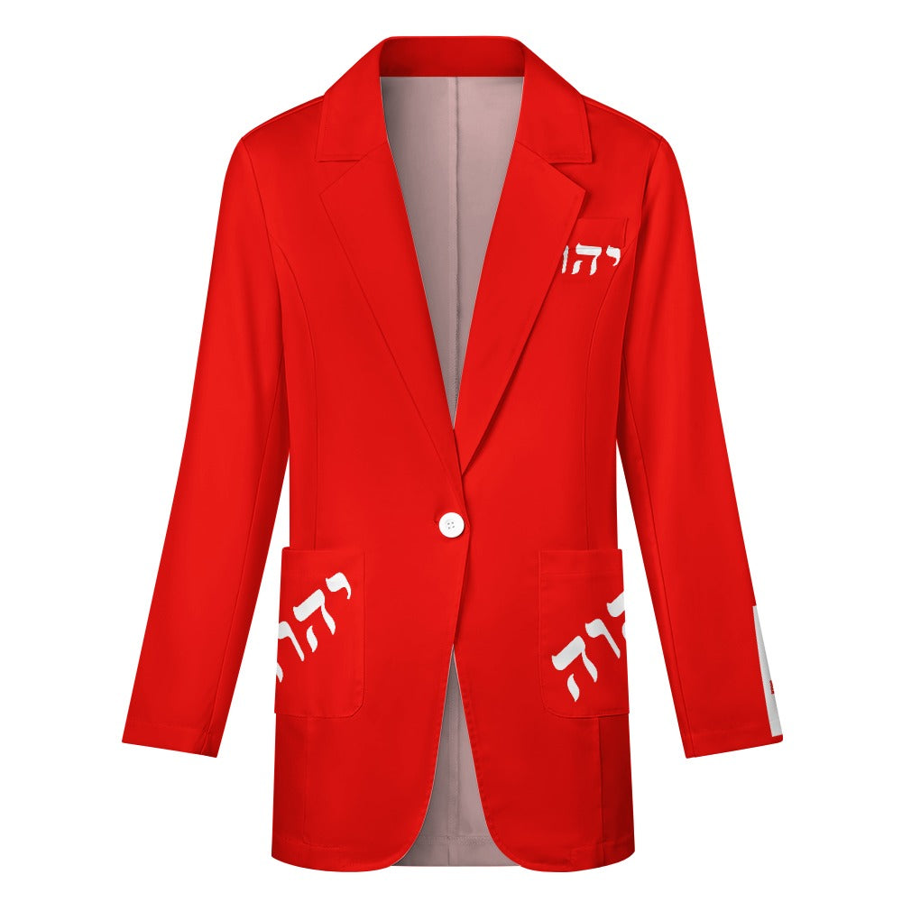 King YAHWEH's (Executive Queen) Women's Casual Suit Blazer