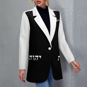 King YAHWEH's (Executive Queen) Women's Casual Suit Blazer