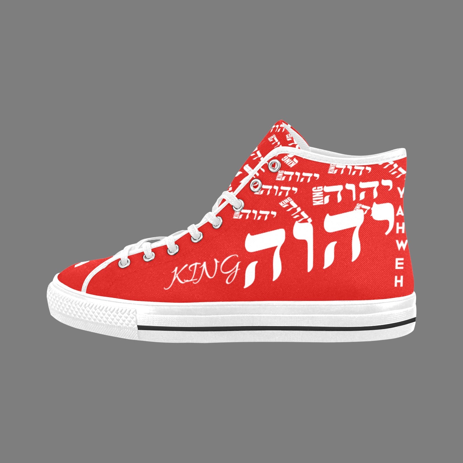 KING YAHWEH (A-LIST CLASS) High Top Canvas Men's Shoes