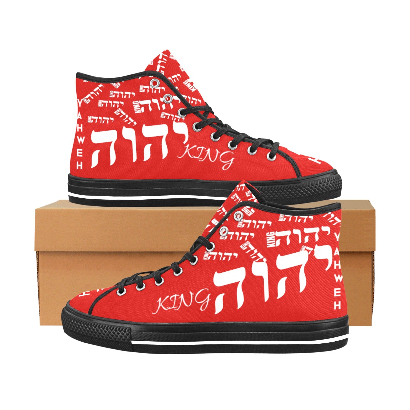 KING YAHWEH (A-LIST CLASS) High Top Canvas Men's Shoes