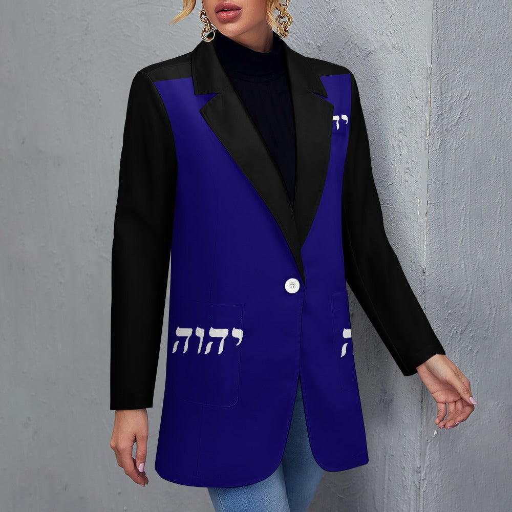 King YAHWEH's (Executive Queen) Women's Casual Suit Blazer