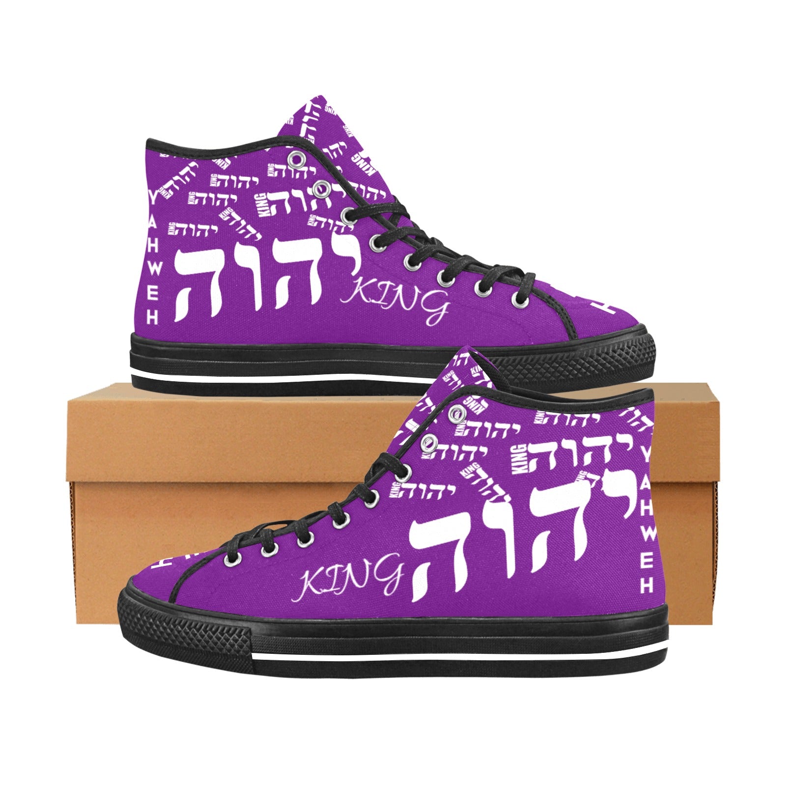 KING YAHWEH (A-LIST CLASS) High Top Canvas Men's Shoes