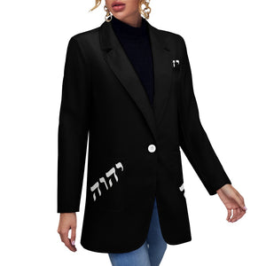 King YAHWEH's (Executive Queen) Women's Casual Suit Blazer