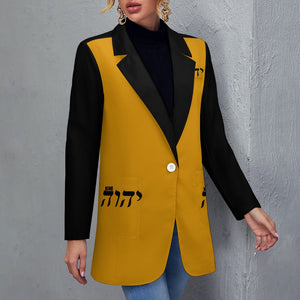 King YAHWEH's (Executive Queen) Women's Casual Suit Blazer