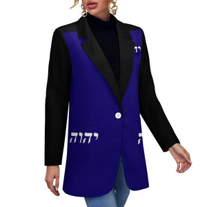 King YAHWEH's (Executive Queen) Women's Casual Suit Blazer