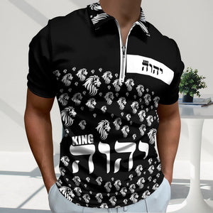 KING YAHWEH (The Incredible) Short sleeve polo shirt