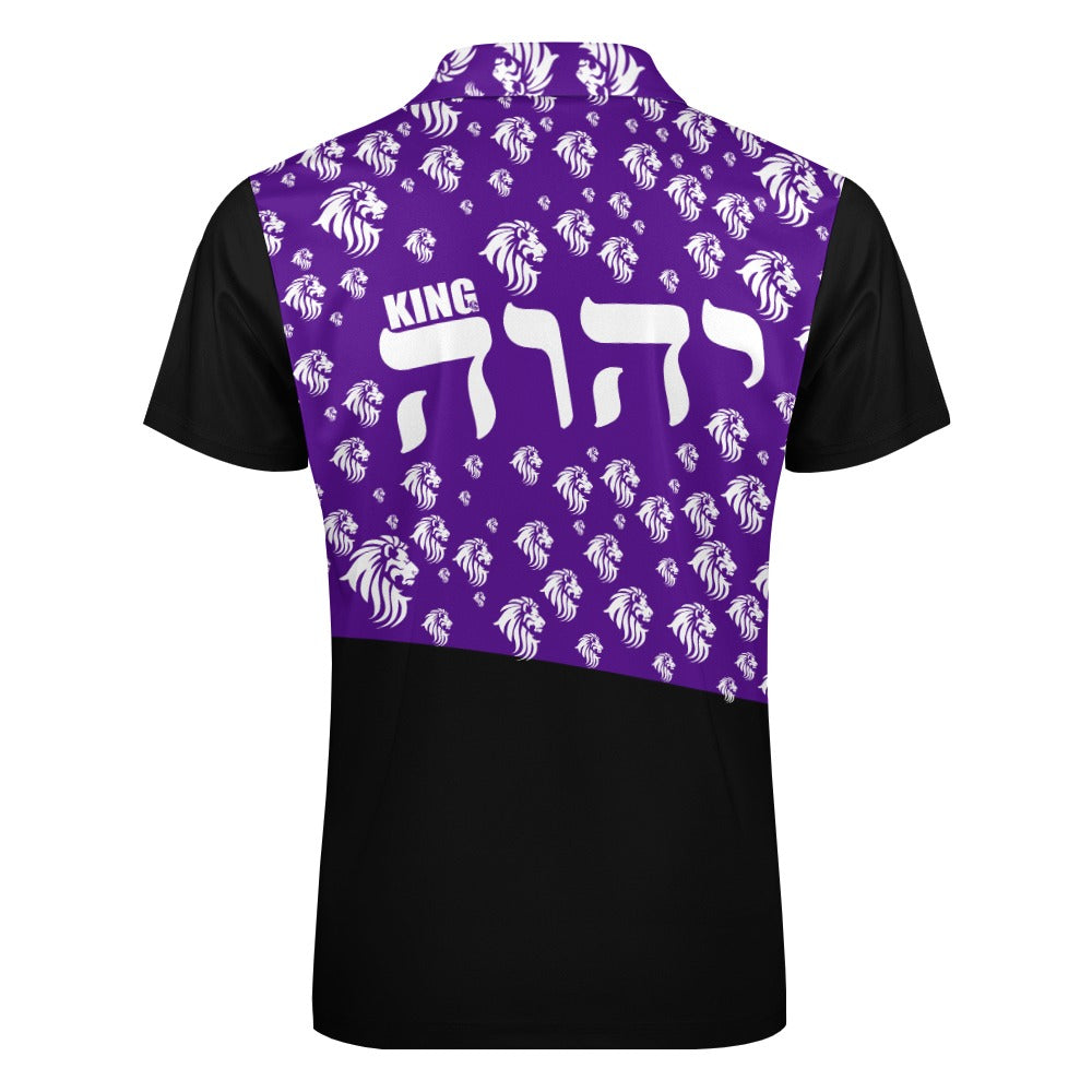 KING YAHWEH (The Incredible) Short sleeve polo shirt