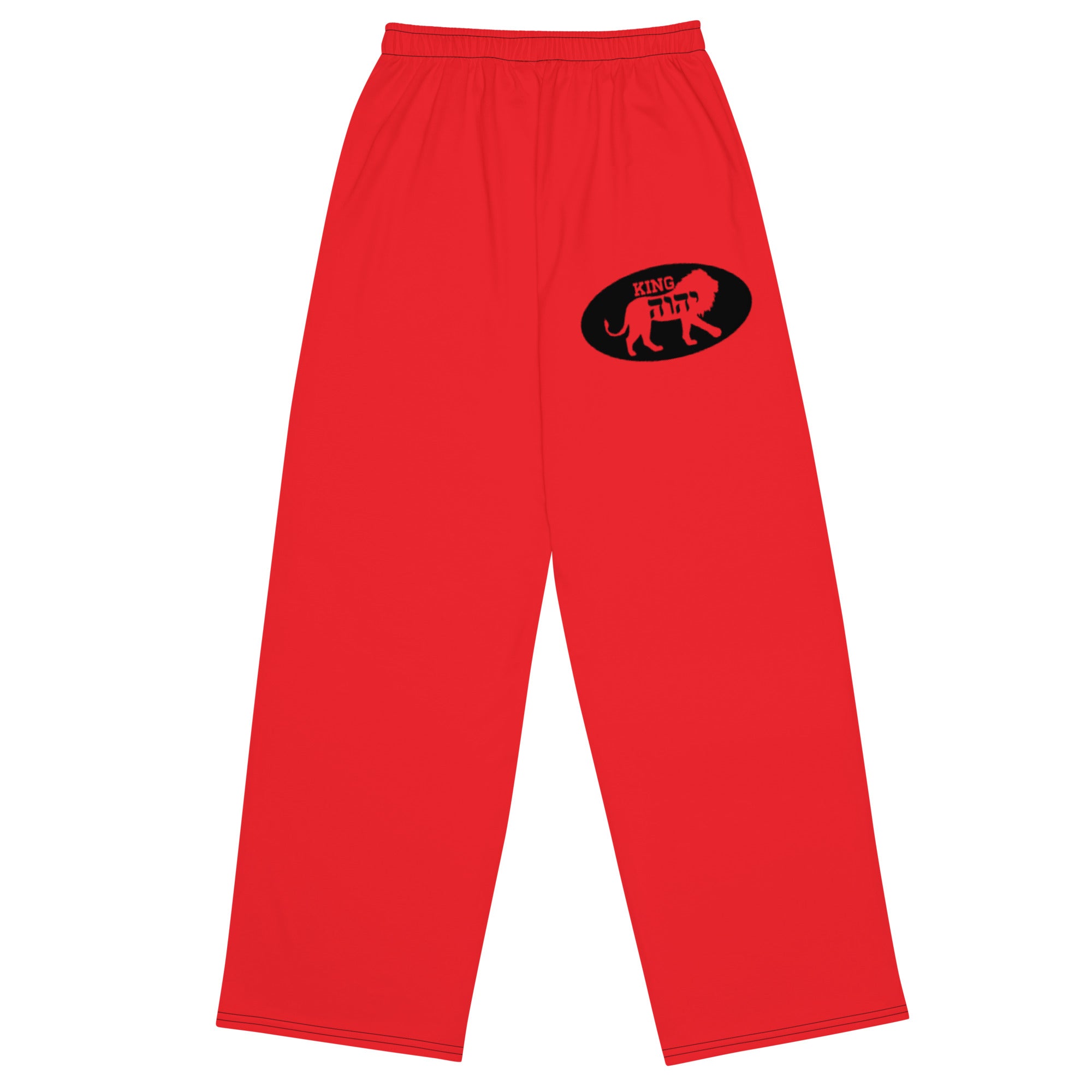 K.Y Unleashed unisex wide-leg pants (Red)