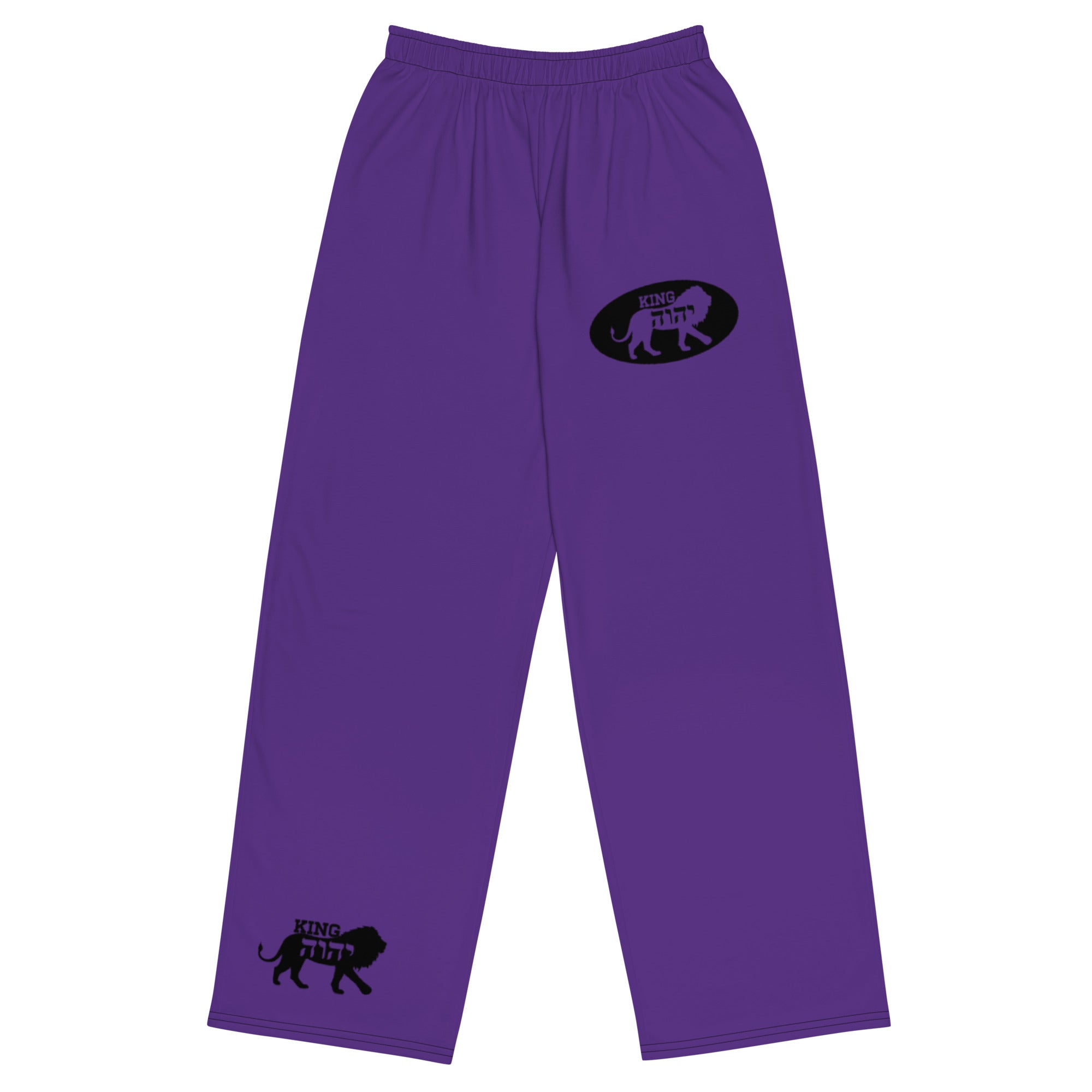 K.Y Unleashed unisex wide-leg pants (Purple)