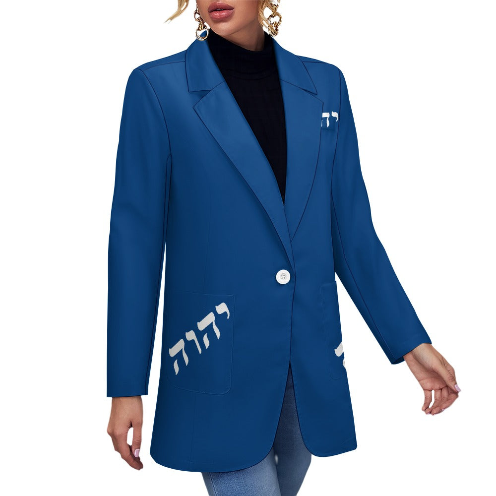 King YAHWEH's (Executive Queen) Women's Casual Suit Blazer