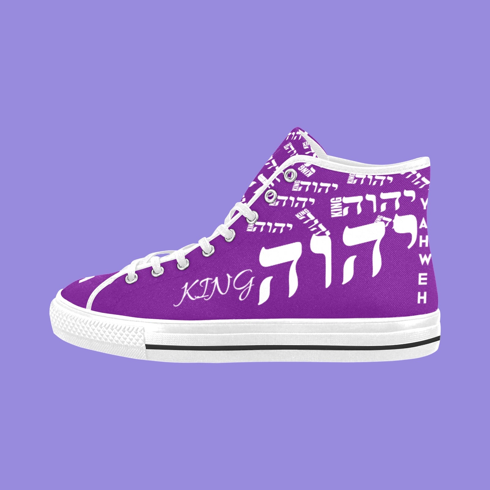 KING YAHWEH (A-LIST CLASS) High Top Canvas Men's Shoes