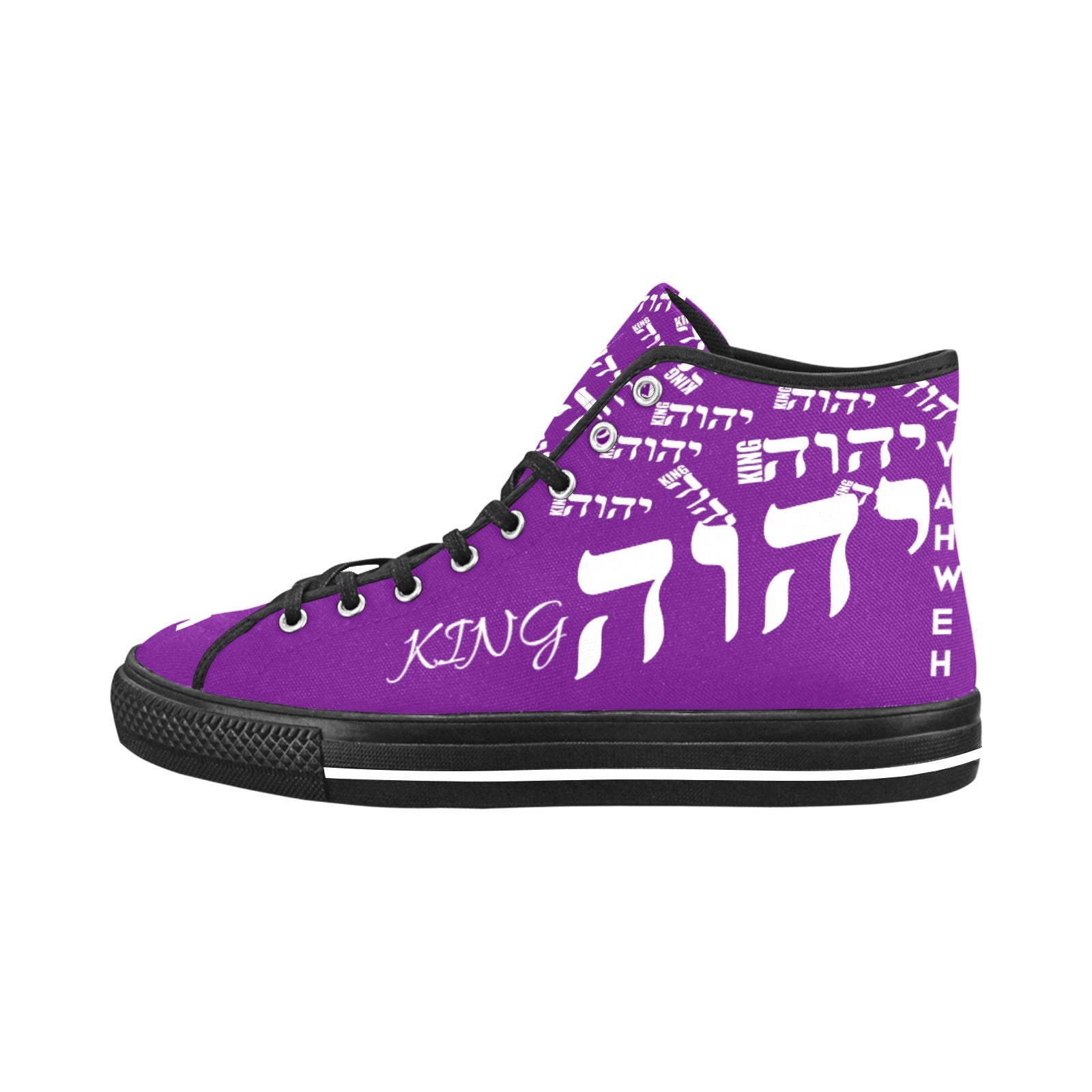 KING YAHWEH (A-LIST CLASS) High Top Canvas Men's Shoes