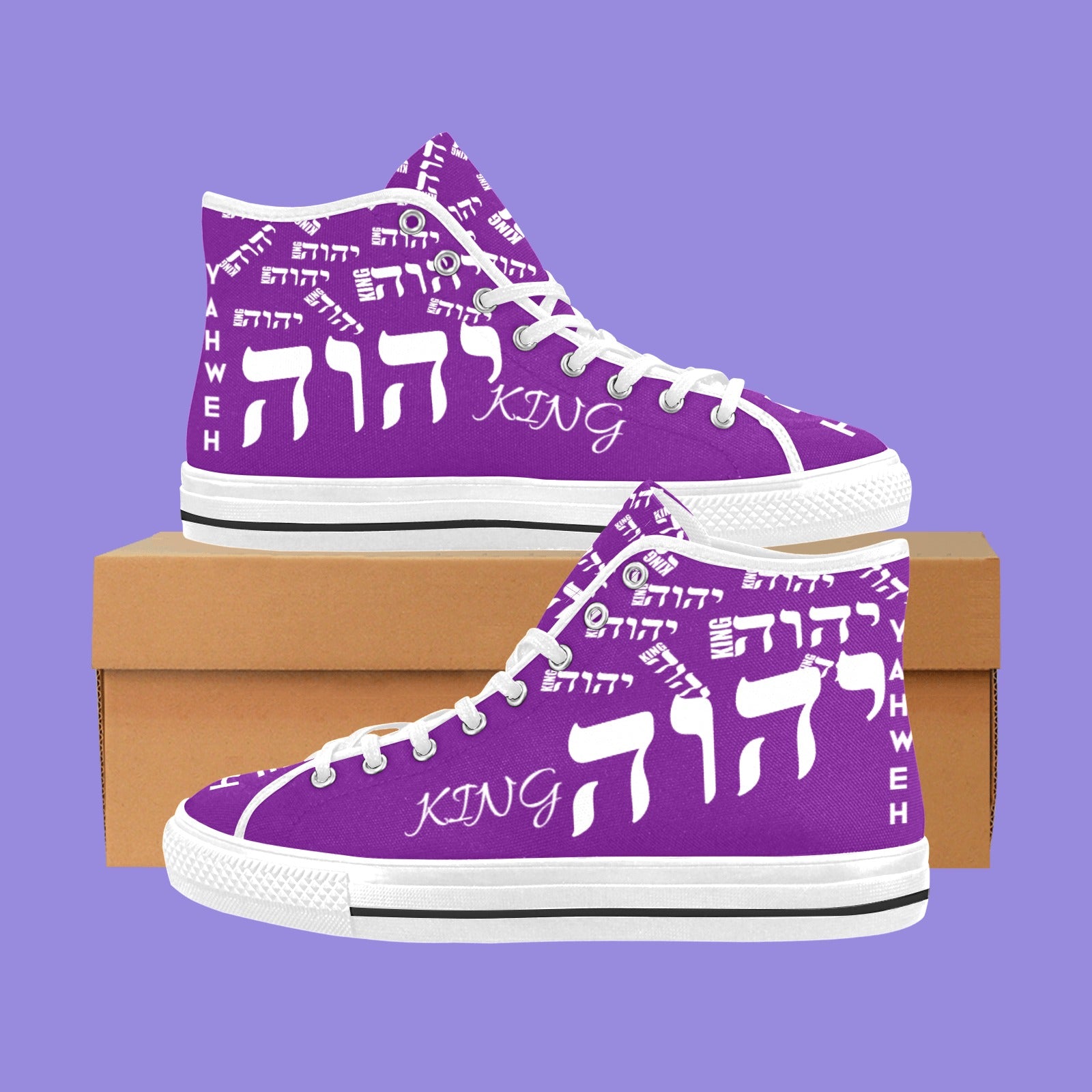 KING YAHWEH (A-LIST CLASS) High Top Canvas Men's Shoes