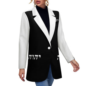 King YAHWEH's (Executive Queen) Women's Casual Suit Blazer