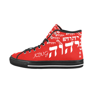 KING YAHWEH (A-LIST CLASS) High Top Canvas Men's Shoes