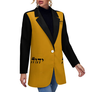 King YAHWEH's (Executive Queen) Women's Casual Suit Blazer