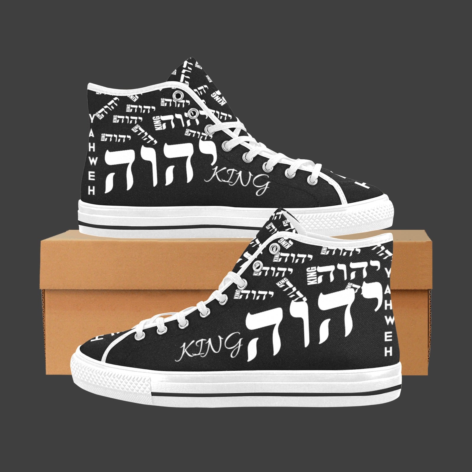 KING YAHWEH (A-LIST CLASS) High Top Canvas Men's Shoes