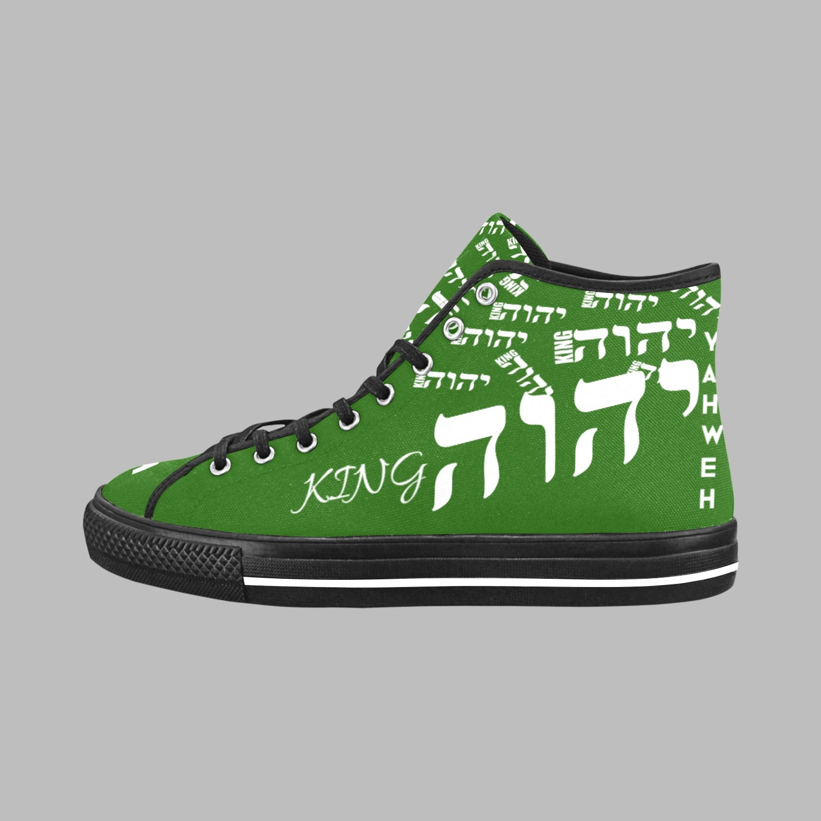 KING YAHWEH (A-LIST CLASS) High Top Canvas Men's Shoes