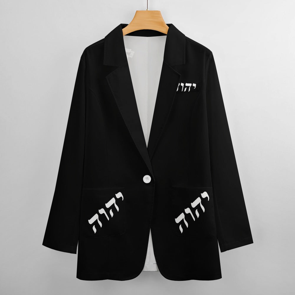 King YAHWEH's (Executive Queen) Women's Casual Suit Blazer