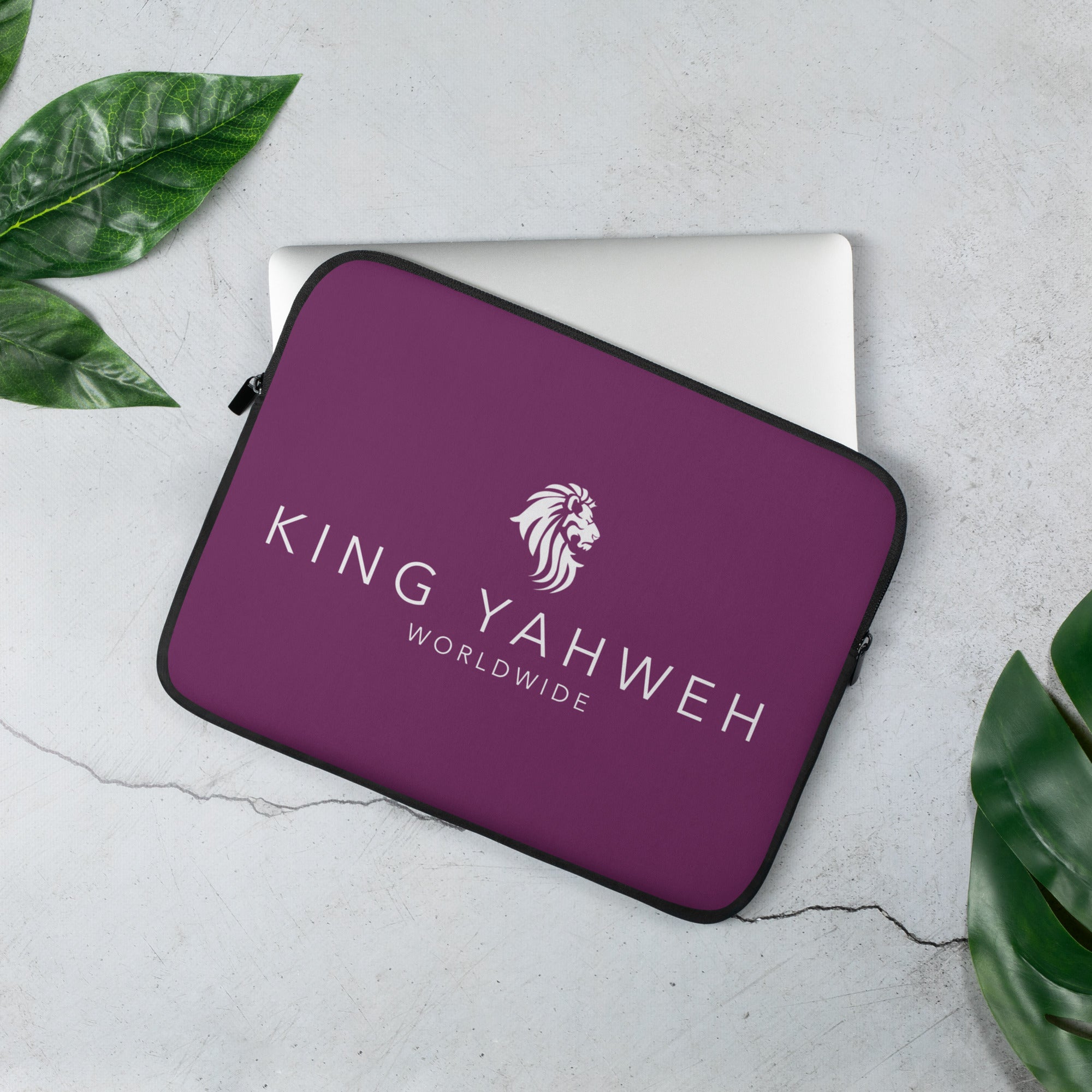 King YAHWEH WW Laptop Sleeve (Purple)
