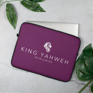 King YAHWEH WW Laptop Sleeve (Purple)