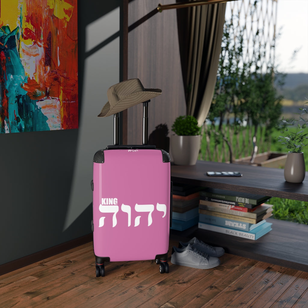 King YAHWEH "Amplified" Suitcase (Pink)