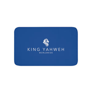 King YAHWEH Memory Foam Bath Mat (Blue)