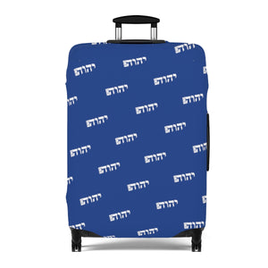 King YAHWEH Fresh Luggage Cover (Blue)