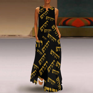 King YAHWEH Luxe III Sleeveless Long Dress