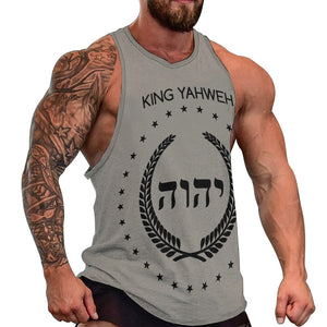 KING YAHWEH (BUILD-UP) Men's Vest Tank Top