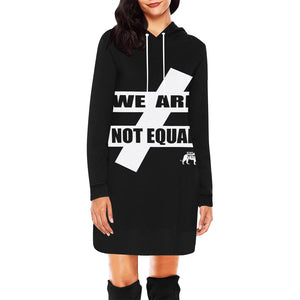 We Are Not Equal 2.0 Women's  Hoodie Mini Dress