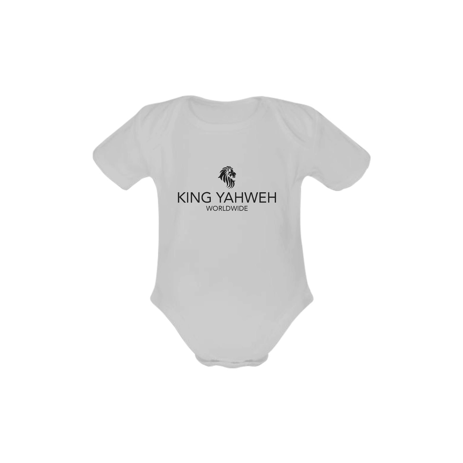 King YAHWEH Baby Powder Organic Short Sleeve One Piece