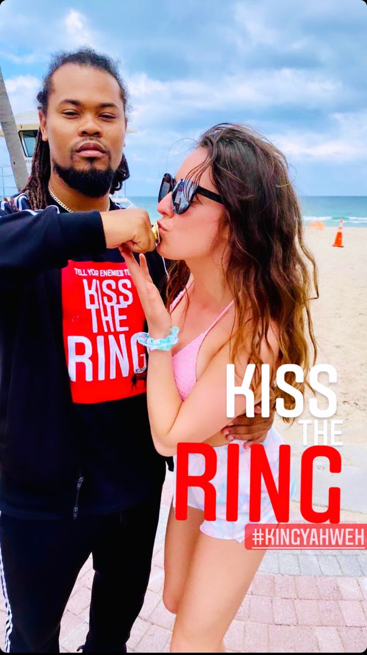 King YAHWEH Kiss the Ring 2.0 Short-Sleeve Unisex T-Shirt