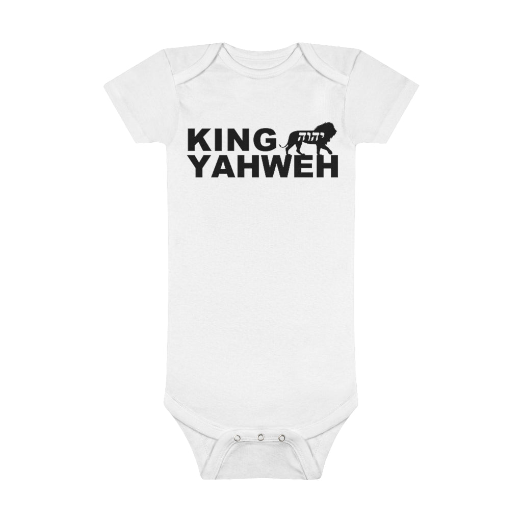 King Yahweh Signature Baby Short Sleeve Onesie®