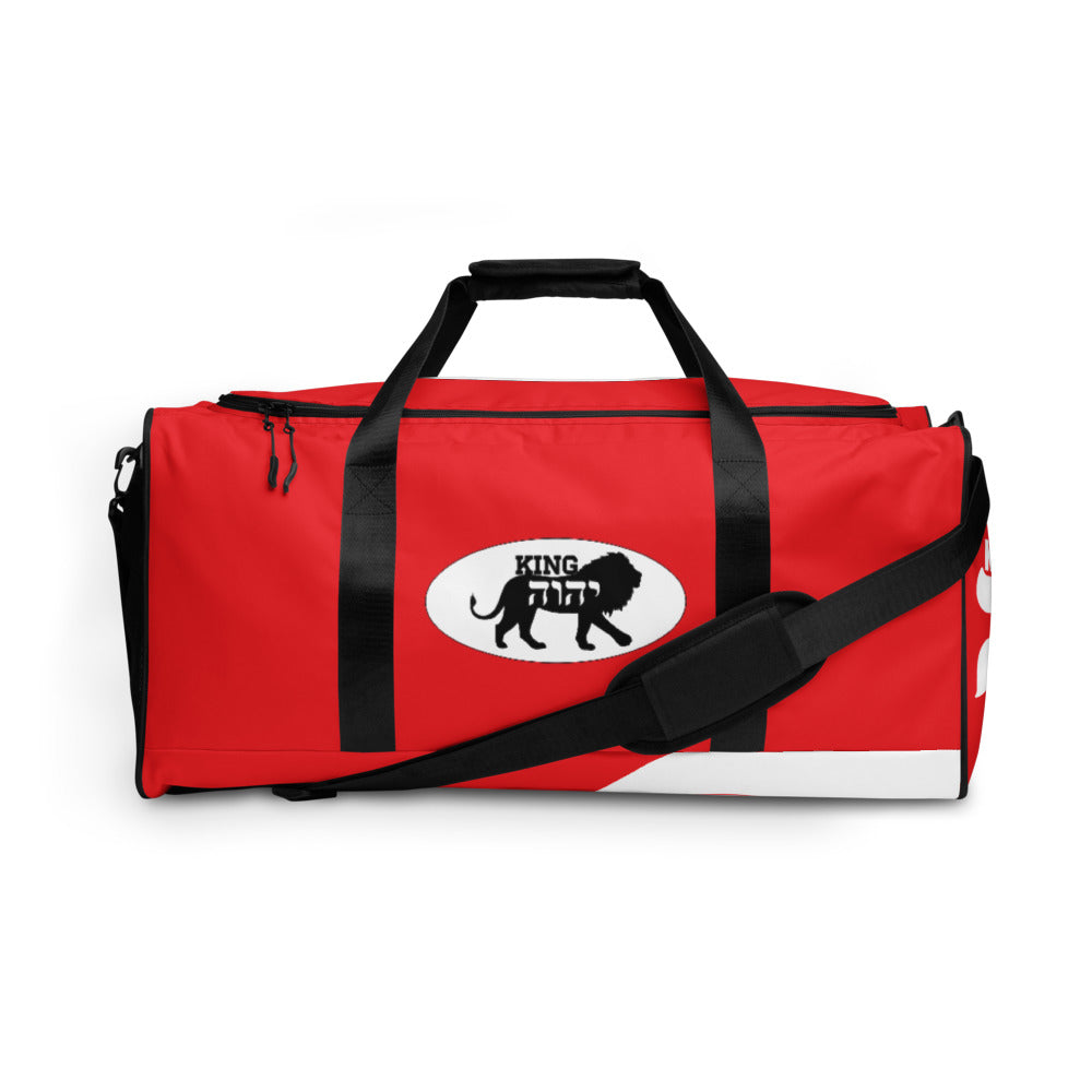 King YAHWEH Signature 2.0 Fire Red Duffle bag