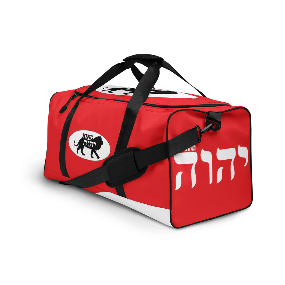 King YAHWEH Signature 2.0 Fire Red Duffle bag