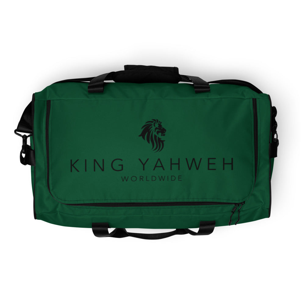 King Yahweh Worldwide Classic 2.0 Duffle Bag Forest Green & Black)