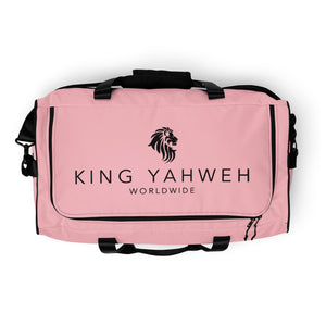 King Yahweh Worldwide Classic 2.0 Duffle Bag (Soft Pink & Black)
