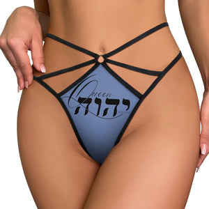 Queen YAHWEH Butterfly Mesh T-back Thong