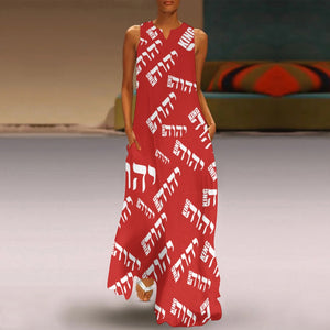 King YAHWEH Luxe III Sleeveless Long Dress