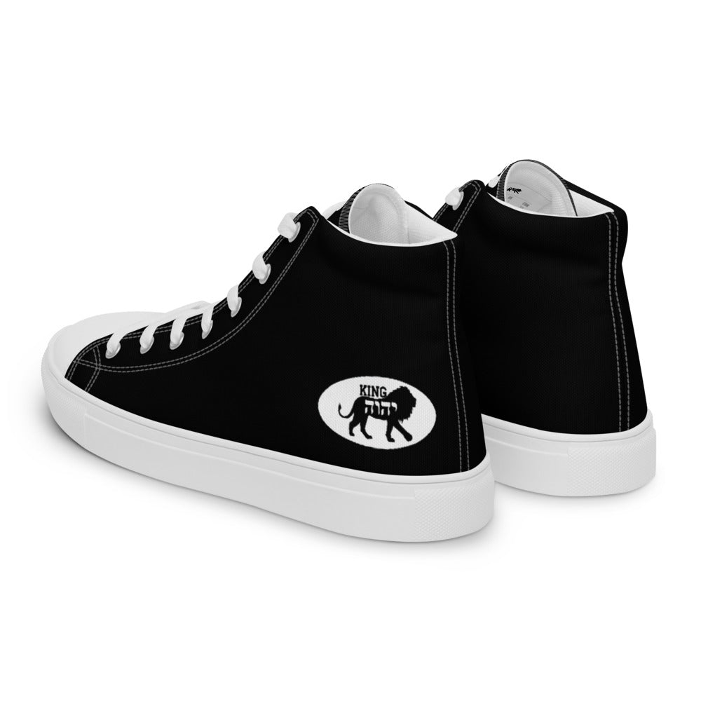 King YAHWEH Signature Men’s High Top Canvas Shoes