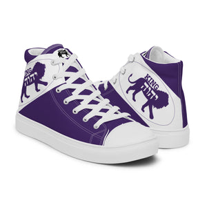 King YAHWEH Lion’s Paw Men’s high top canvas shoes