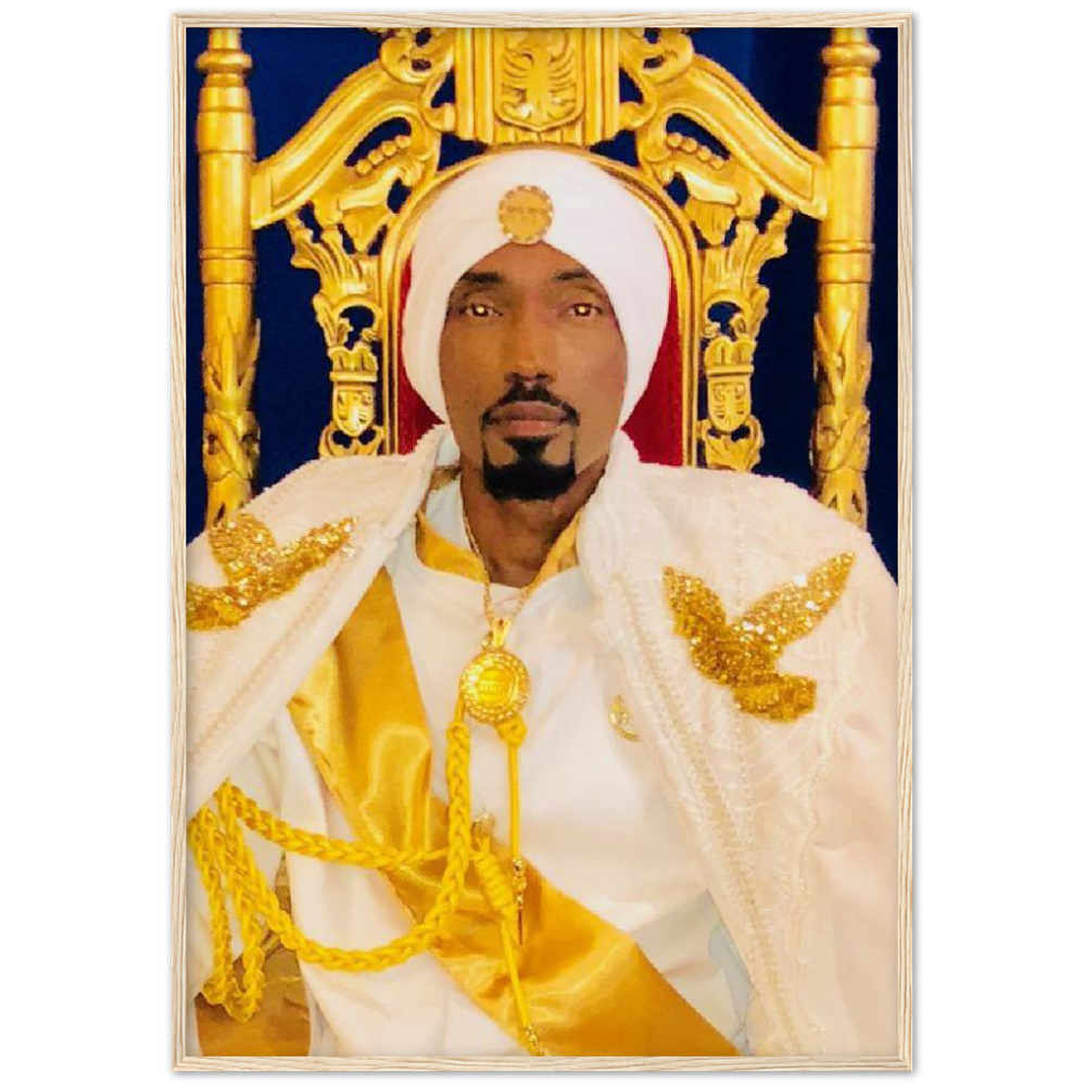 King YAHWEH Throne Premium Wooden Framed Poster – KING YAHWEH FASHIONS